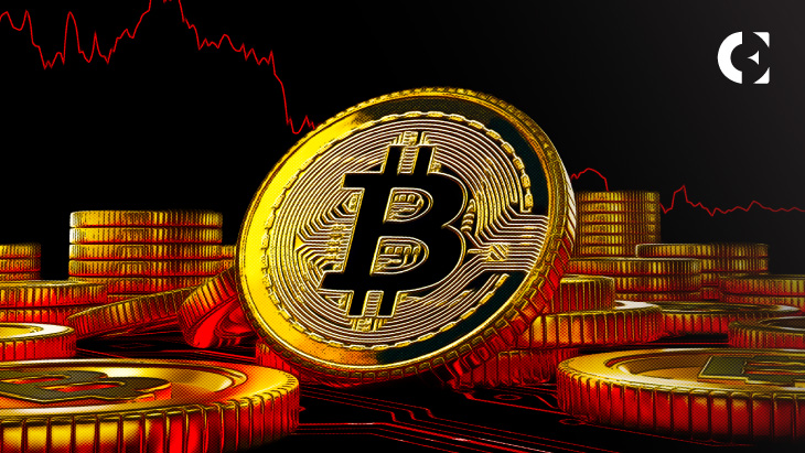 Der BTC-Preis droht unter ein bärisches Chartmuster zu fallen