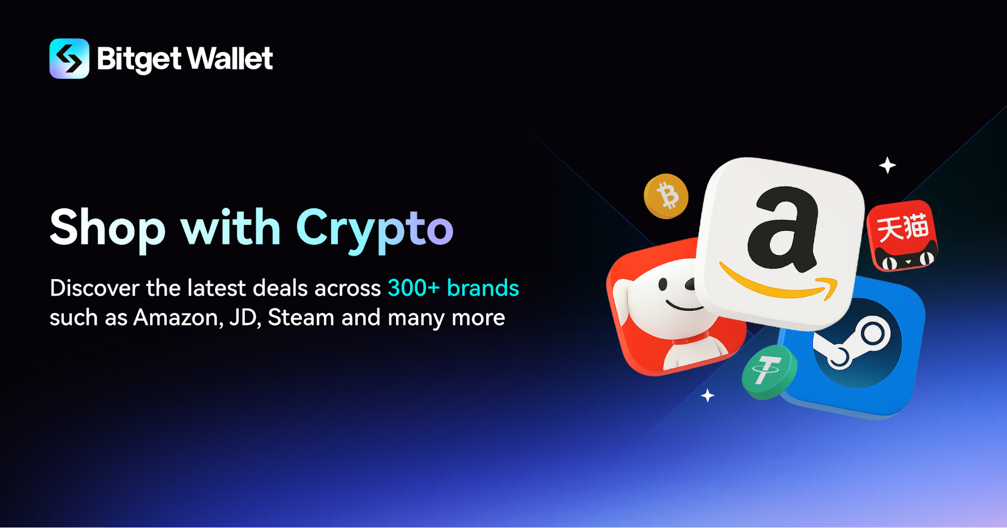 Bitget Wallet Launches In-App Crypto Shopping Across 300+ Global Brands